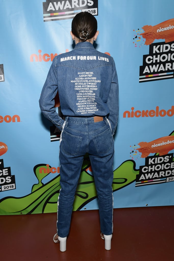 Millie Bobby Brown's March For Our Lives Denim Shirt