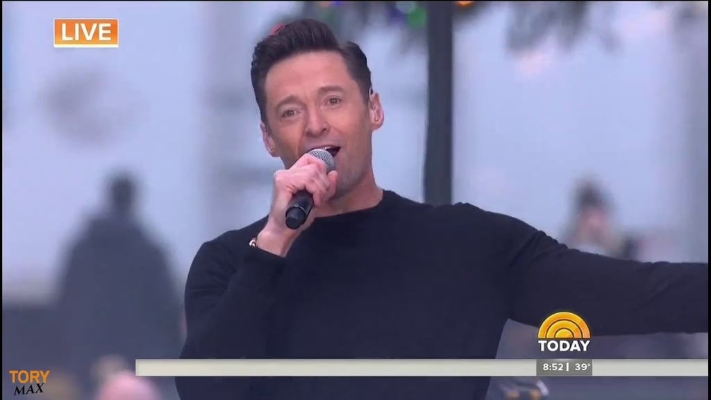 Hugh Jackman Singing "The Greatest Show" on the Today Show