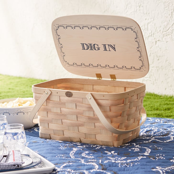 Cookout Picnic Basket Draper James Crate & Barrel Cookout Collection