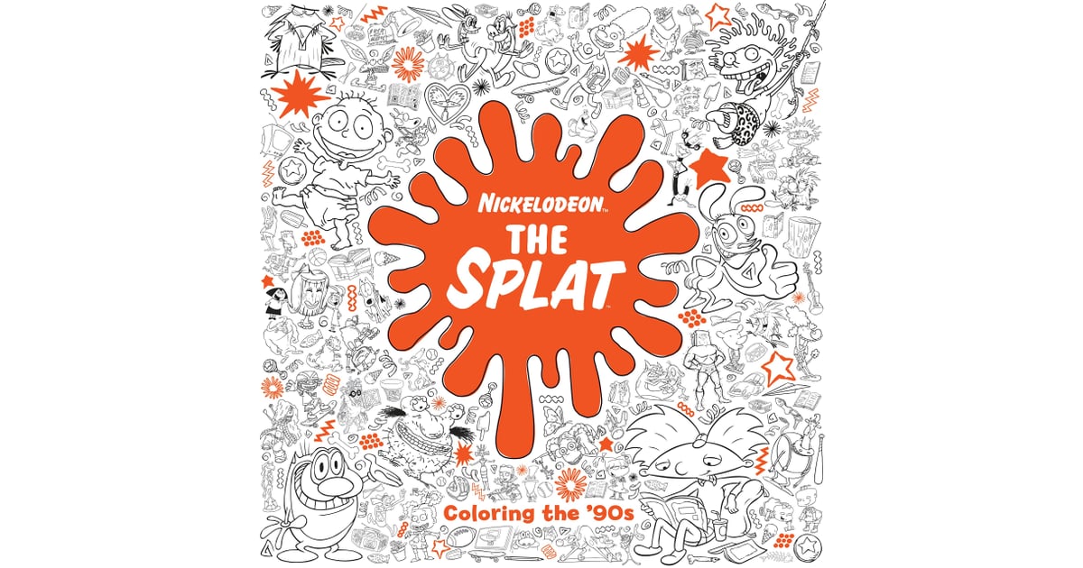 Best Adult Coloring Book For Nickelodeon Fans: The Splat: Coloring the