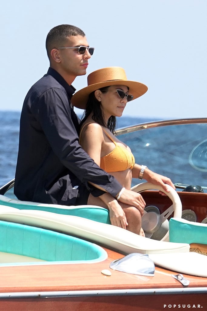 Kourtney Kardashian and Younes Bendjima in Italy June 2018