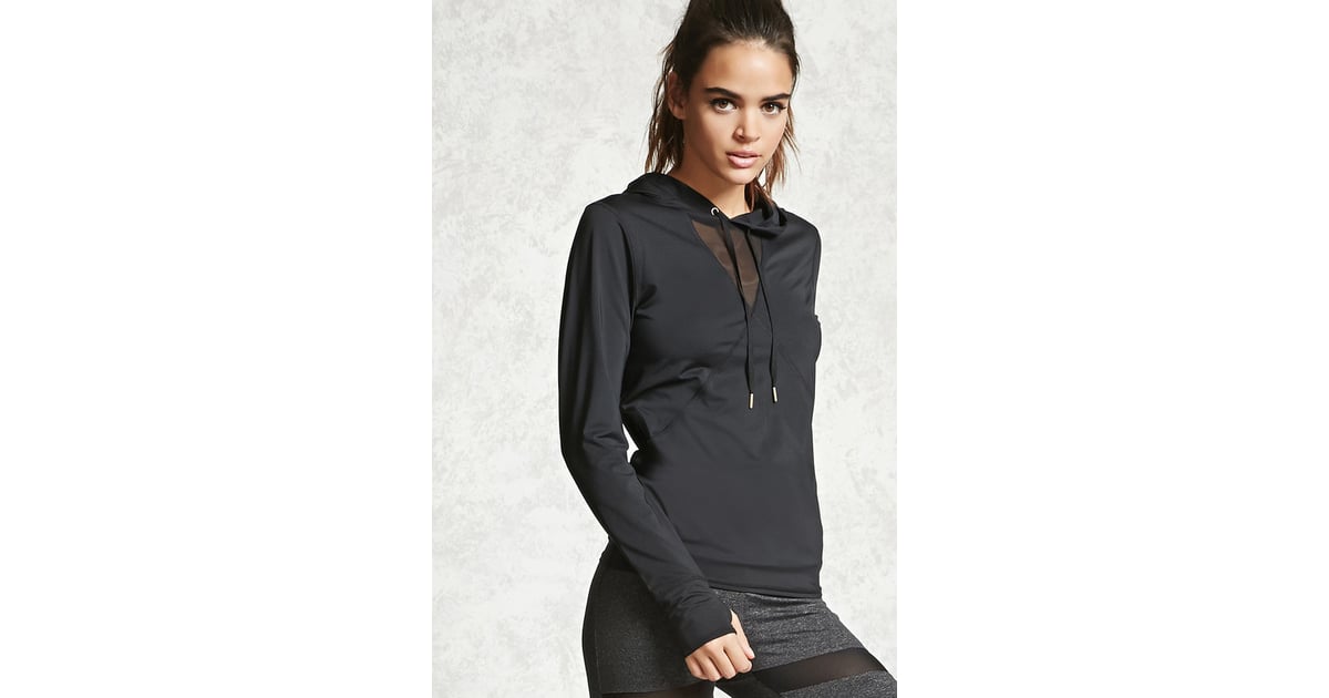 forever 21 mesh hoodie