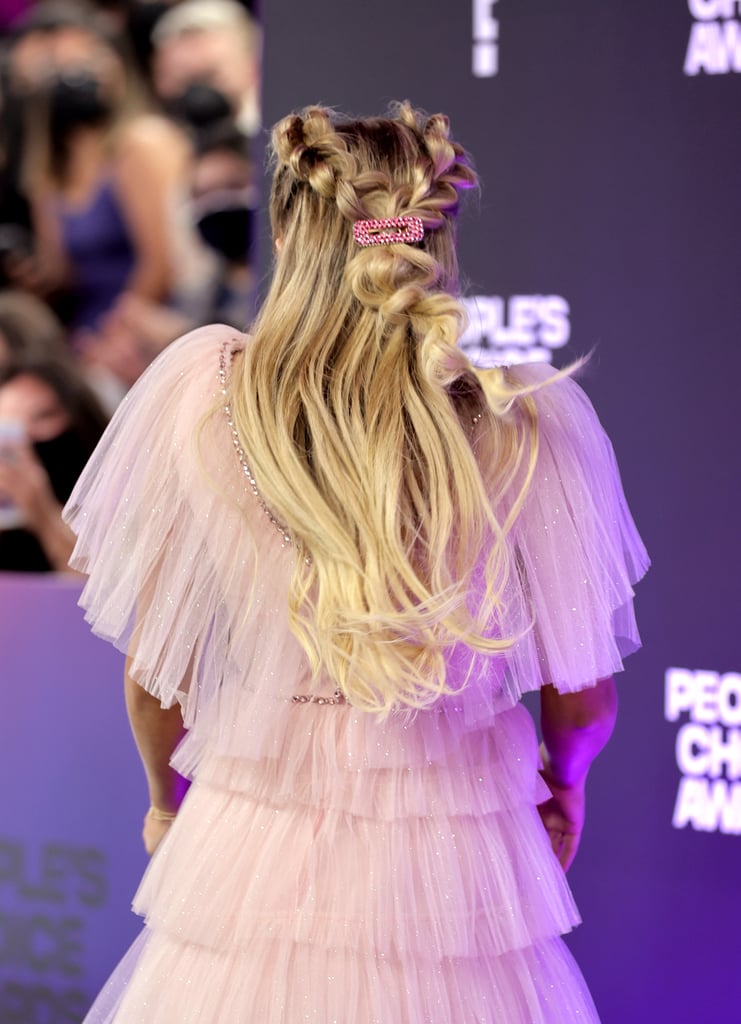 JoJo Siwa's Bubble Braids at 2021 People's Choice Awards