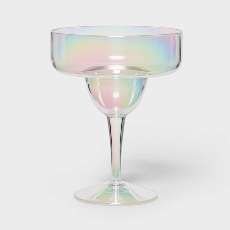 Sun Squad Iridescent Plastic Margarita Glass