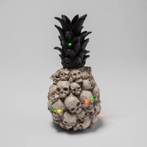 Light Up Skull Pineapple Halloween Decor — Hyde & EEK! Boutique