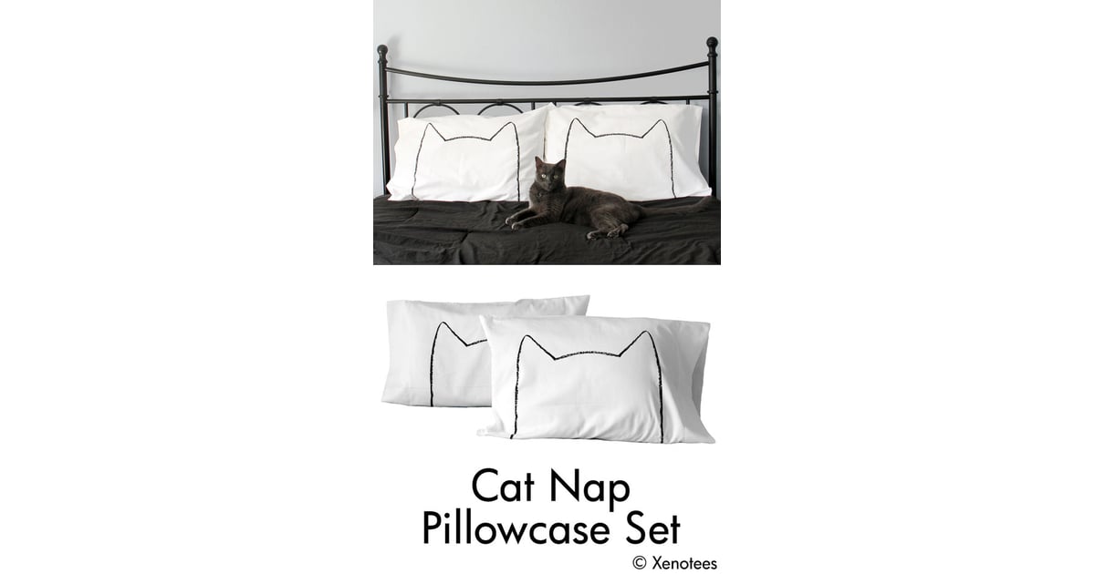 Cat Nap Pillow Case Set (36+) Etsy Gifts For Cat Owners POPSUGAR