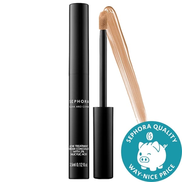 Sephora Collection Clear and Cover Acne Treatment Cream Concealer with 2% Salicylic Acid