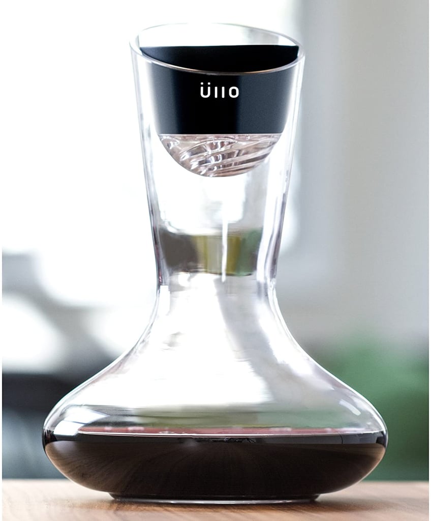 葡萄酒净化器:Ullo酒净化器用手吹玻璃水瓶