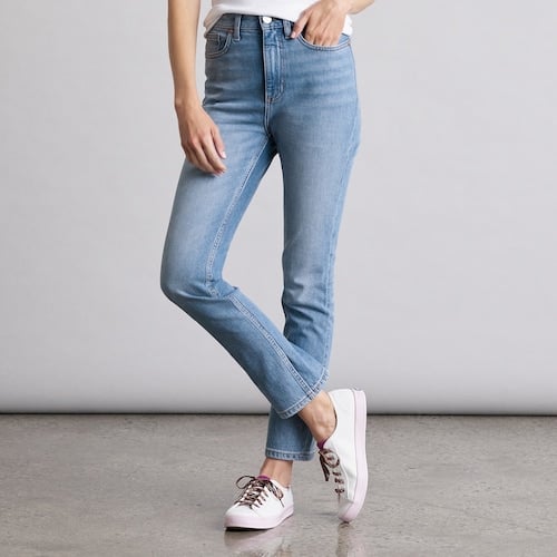 Elizabeth and James High-Waisted Vintage Straight Jeans