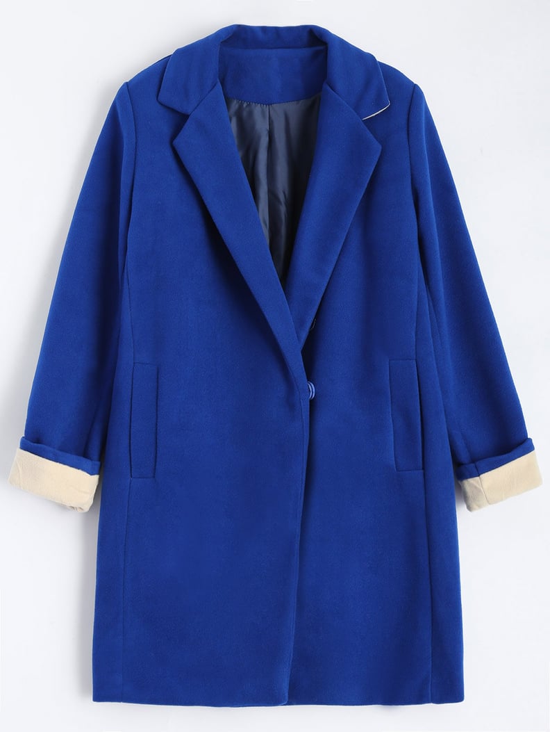 Rosewholesale Lapel Wool Blend Coat