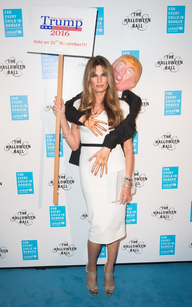 Jemima Khan's Melania Trump Groping Halloween Costume 2016