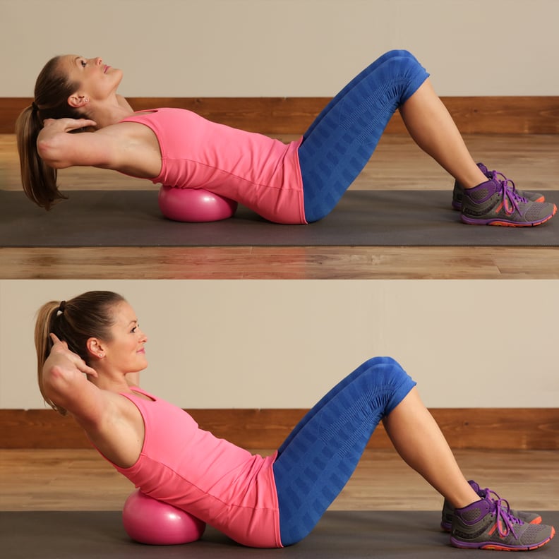 Crunch Variation: Pilates Ball Ab Curl