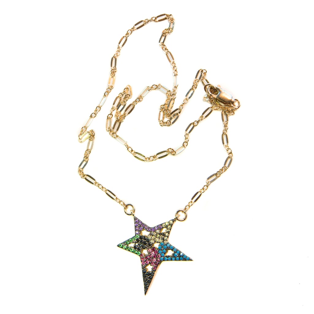 Civetta Retro Star Crystal Necklace