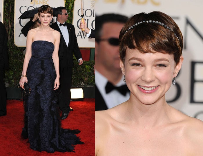 Carey Mulligan in Nina Ricci at 2010 Golden Globe Awards | POPSUGAR Fashion