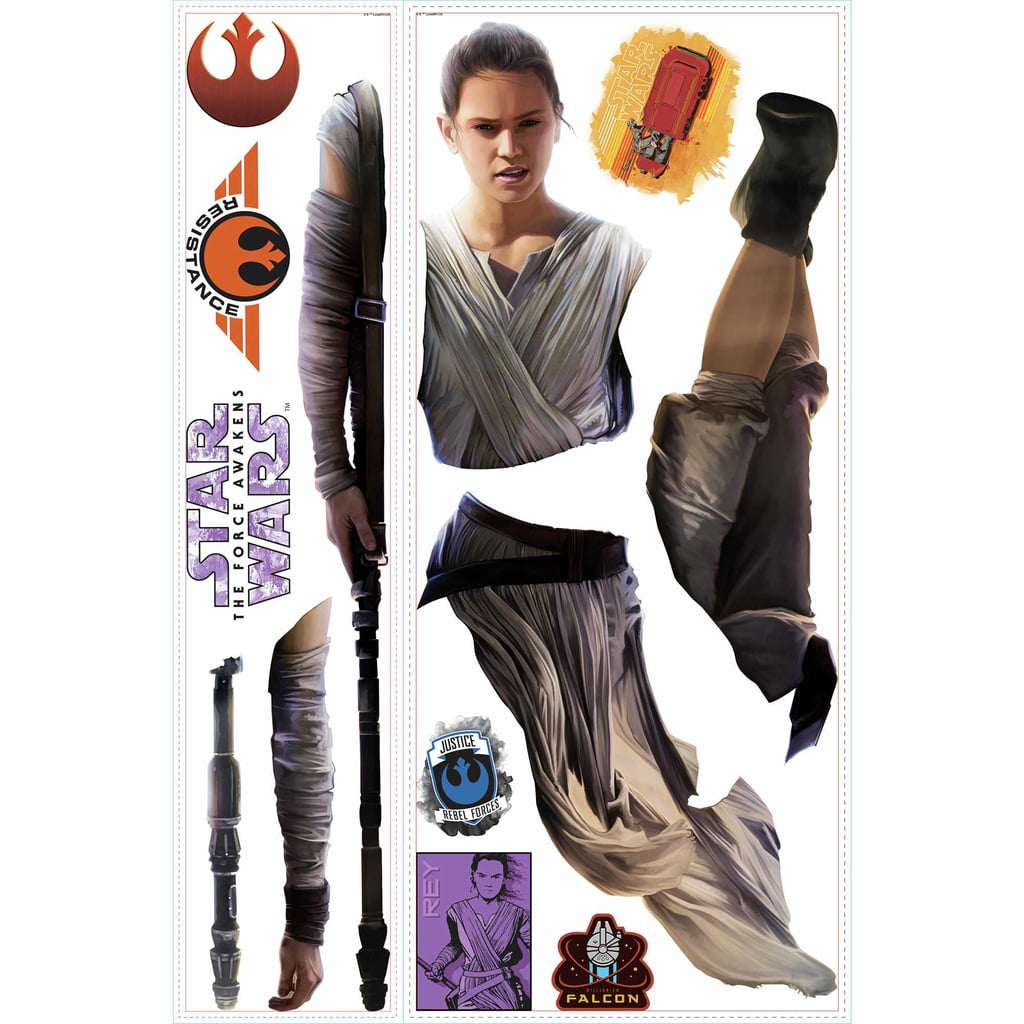 Star Wars "Episode VII The Force Awakens" Rey PeelandStick Giant