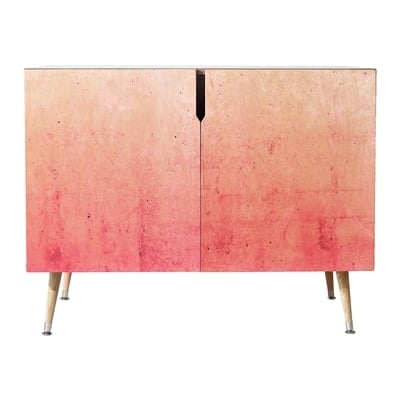 Pink Ombre Credenza