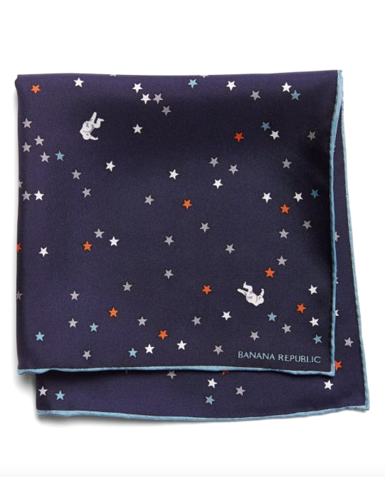 Astronaut Silk Pocket Square