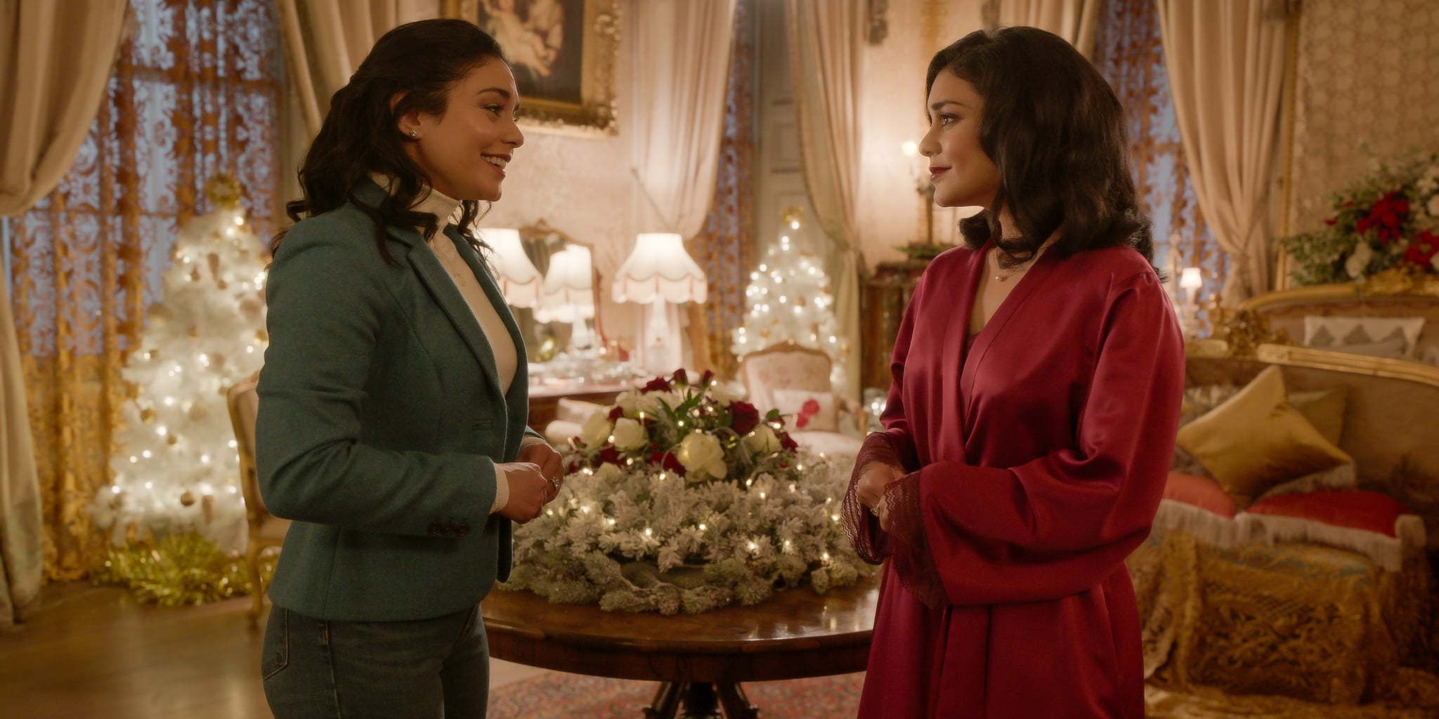 The Princess Switch: Switched Again. Vanessa Hudgens as Stacy / Margaret / Fiona in The Princess Switch: Switched Again. Cr. Mark Mainz/NETFLIX © 2020