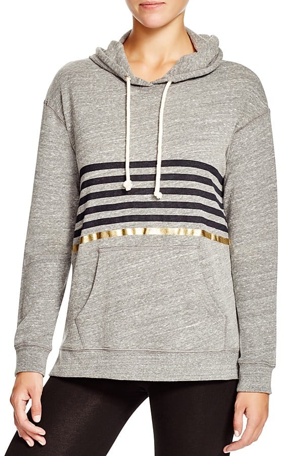 Sundry Striped Poncho Hoodie