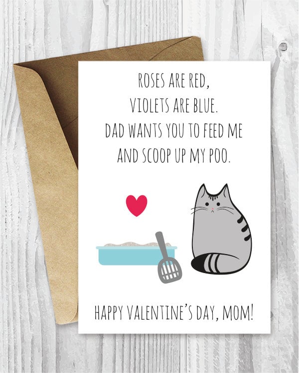 Funny Parents' Valentine's Day Card