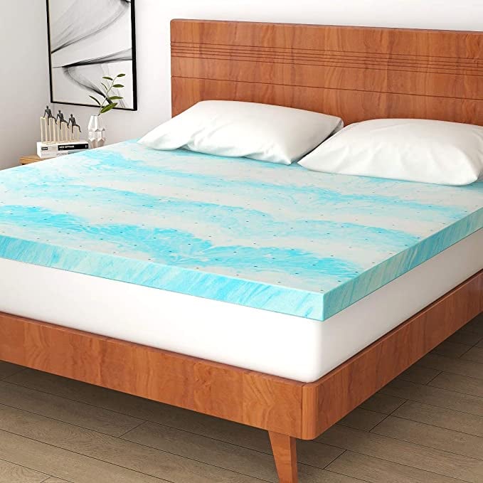 Polar Sleep 2 Inch Gel Infused Memory Foam Mattress Topper