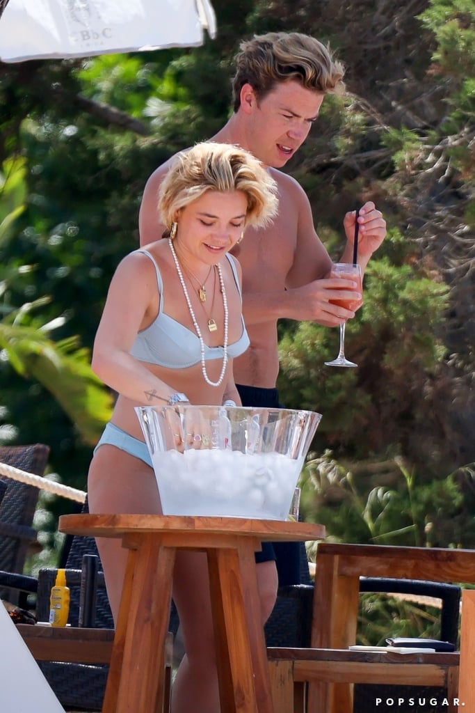 Florence Pugh and Will Poulter Ibiza Photos