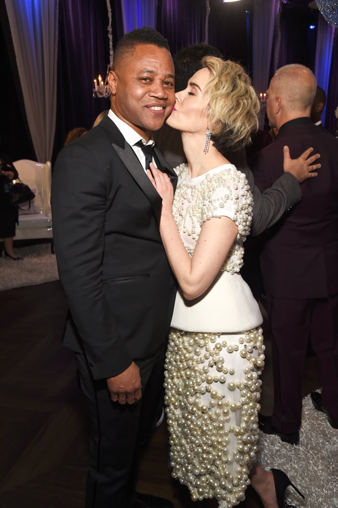 Pictured: Cuba Gooding Jr. and Sarah Paulson
