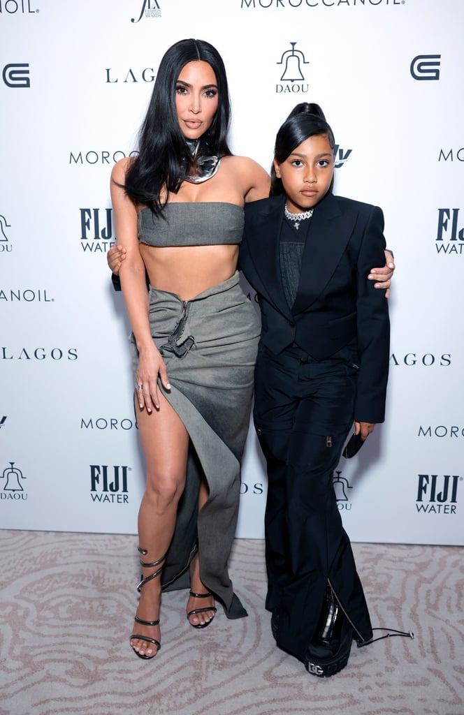 Kim Kardashian and North West at the Fashion Los Angeles Awards