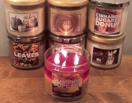 Wonderfully scented candles.