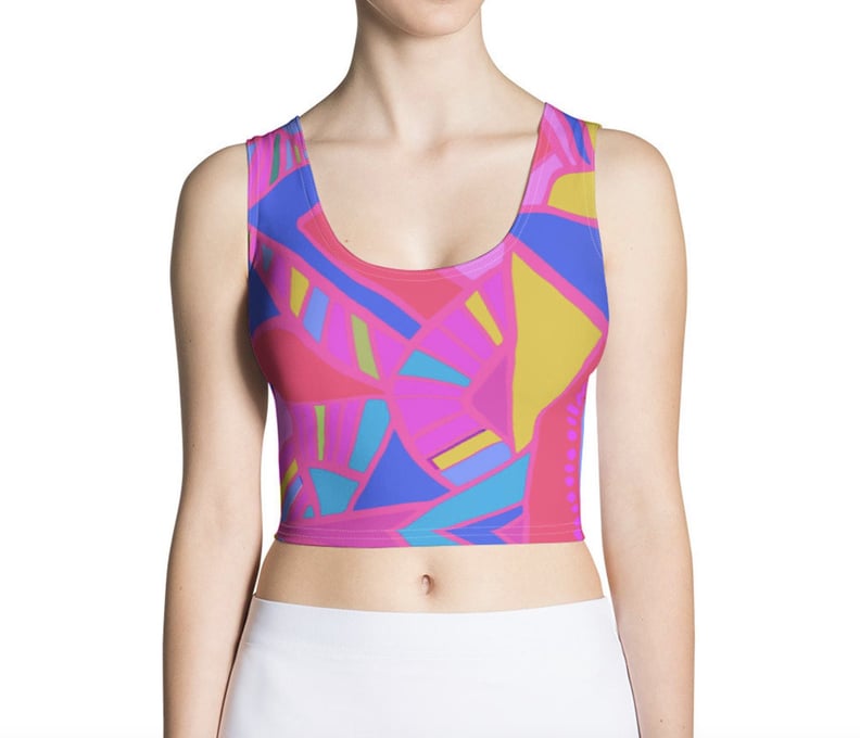 Pink Riot Crop Top by Rochelle Porter