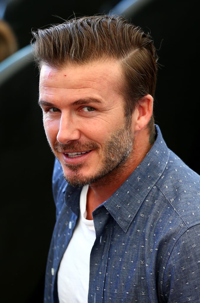 David Beckham attended the 2014 World Cup final.