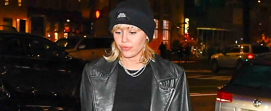 Miley Cyrus Wears a Marc Jacobs Beanie and Crop Top in NYC