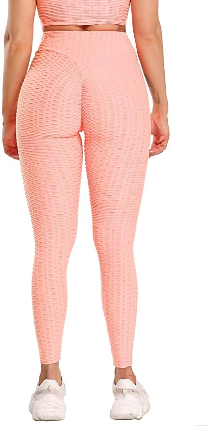 3 Tiktok Leggings Brand New NewMix 3 Different Colors Pink, Muave, and  Orange