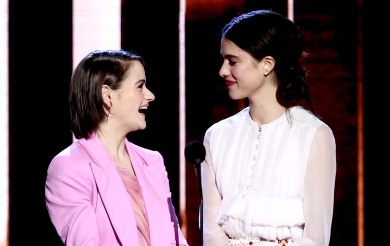 Joey King and Margaret Qualley at the 2020 Spirit Awards