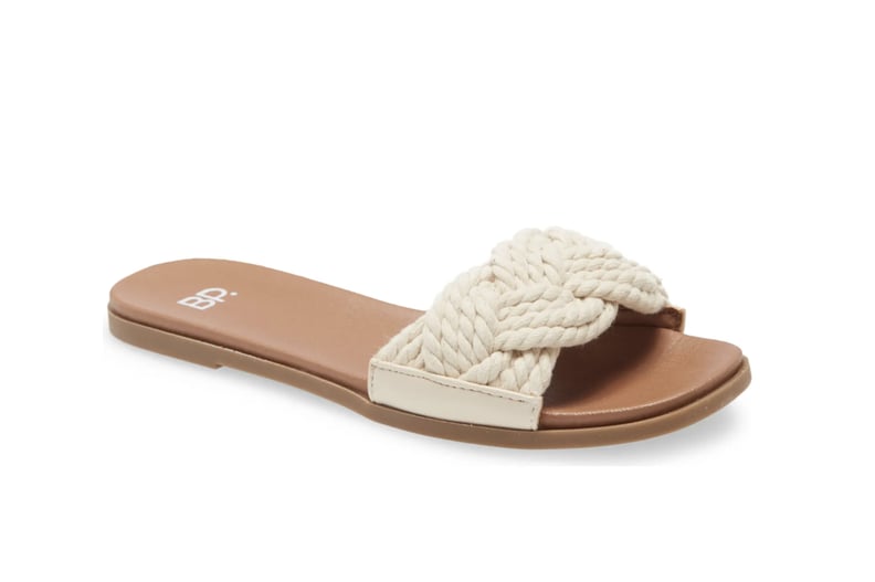 For Braided Texture: BP. Santos Slide Sandal