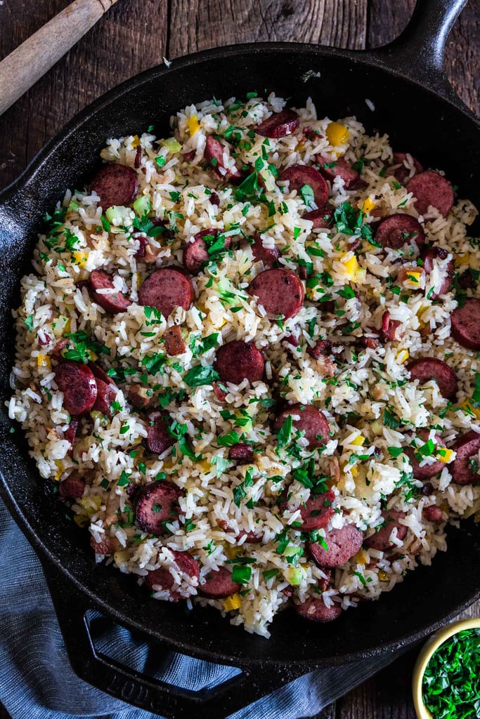 Dirty Rice With Smoked Sausage and Bacon