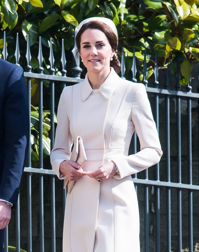 Kate Middleton Catherine Walker Coat on Easter | POPSUGAR Fashion
