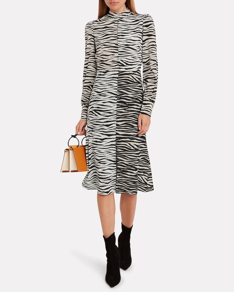 A.L.C. Kennedy Tiger-Printed Shift Dress