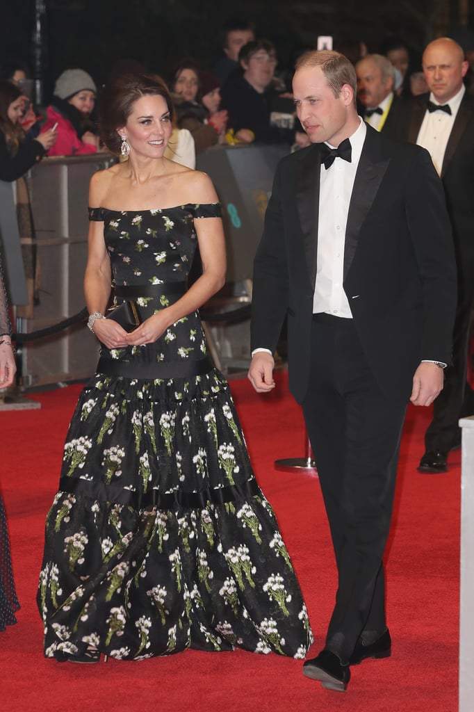 Kate Middleton Alexander McQueen Dress at BAFTA Awards 2017