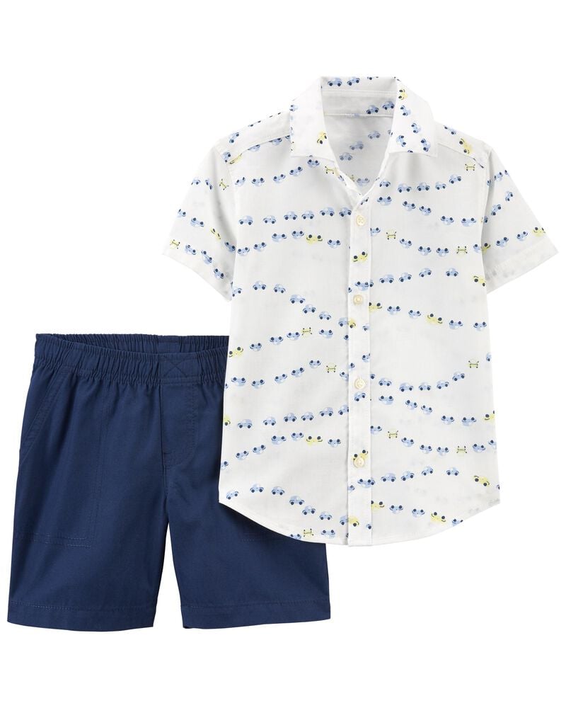 Premium Baby front Button Shorts Set-3002