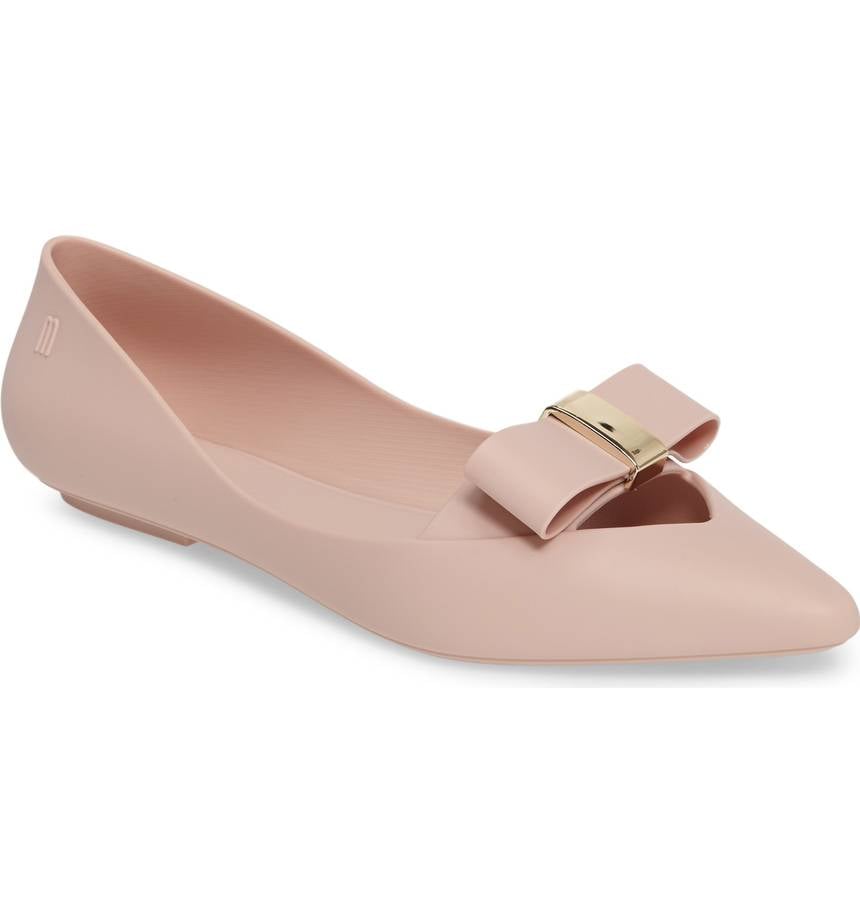 Melissa Maisie II Bow Pointy Toe Flat