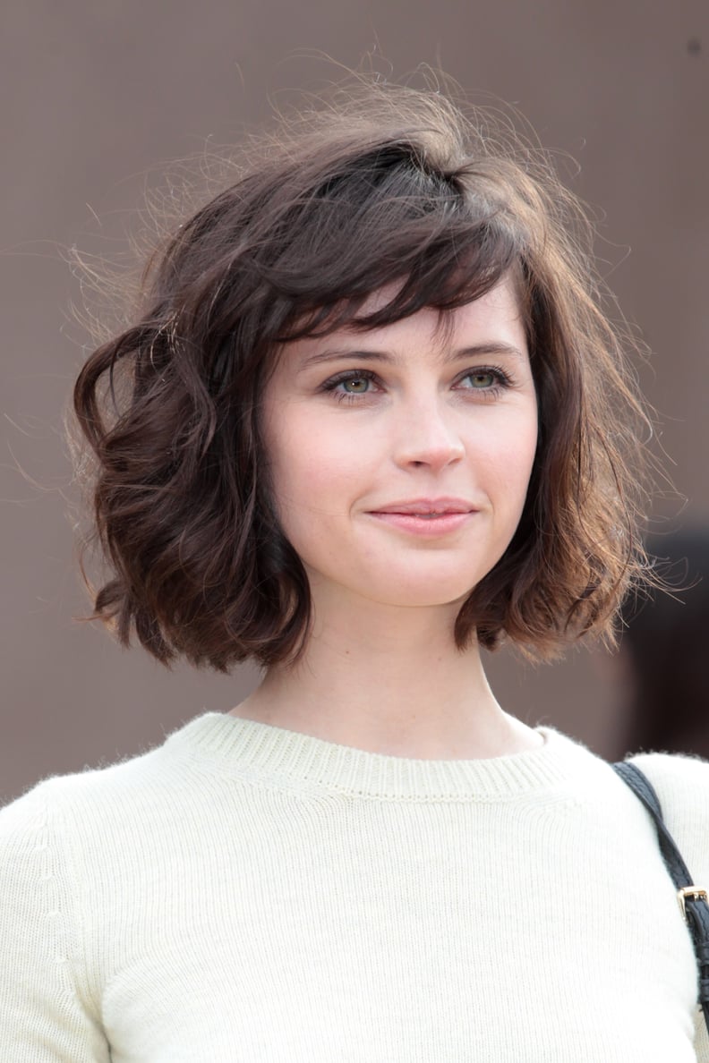 Felicity Jones at Burberry Prorsum