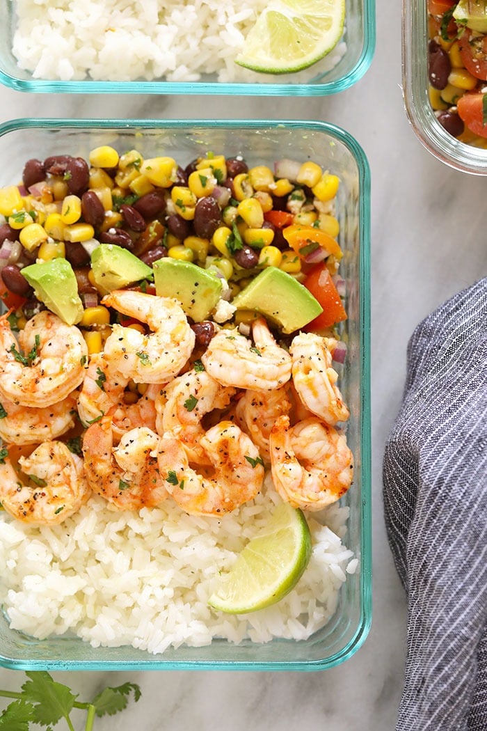 Shrimp Meal Prep Bowls