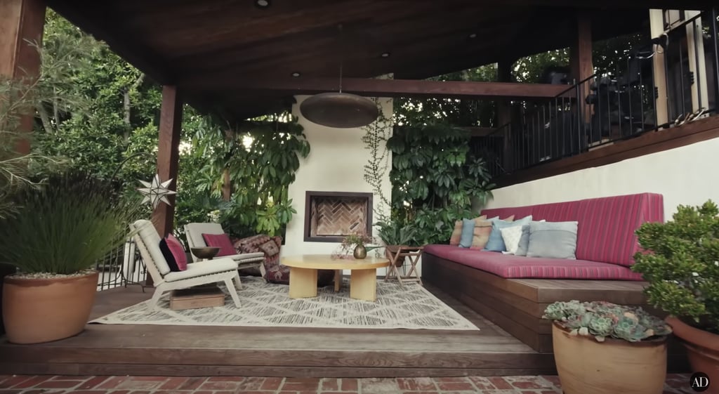 Troian Bellisario and Patrick J. Adams’s Pool Area