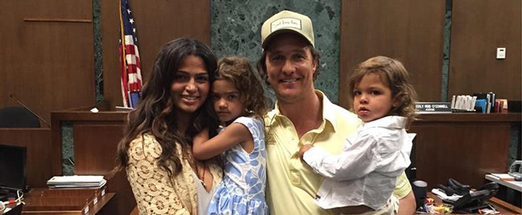 Matthew McConaughey and Camila Alves Citizenship Picture
