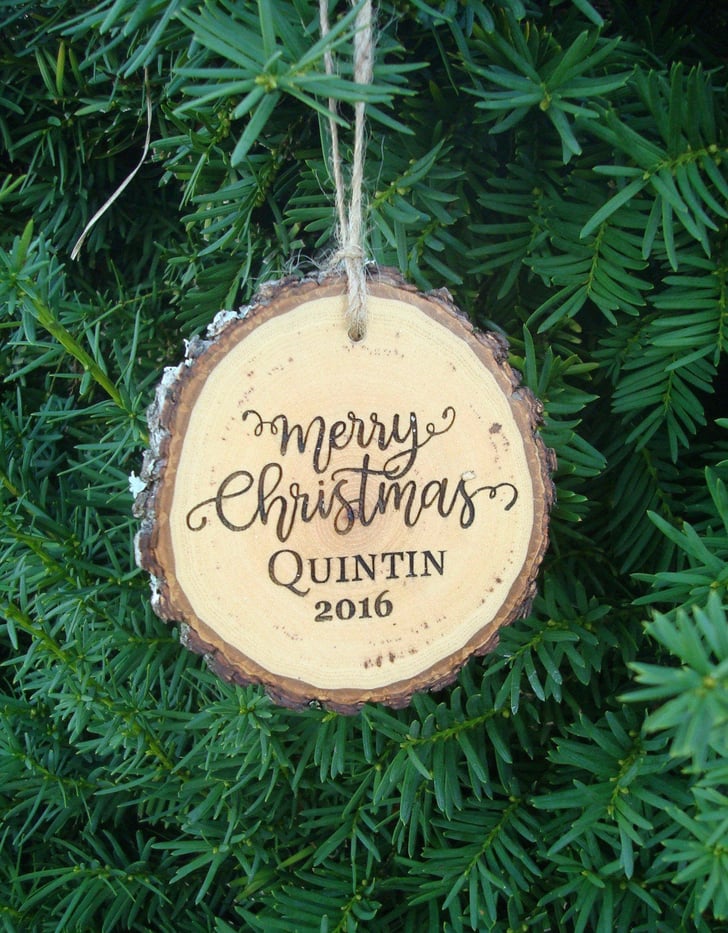 engraved christmas ornaments