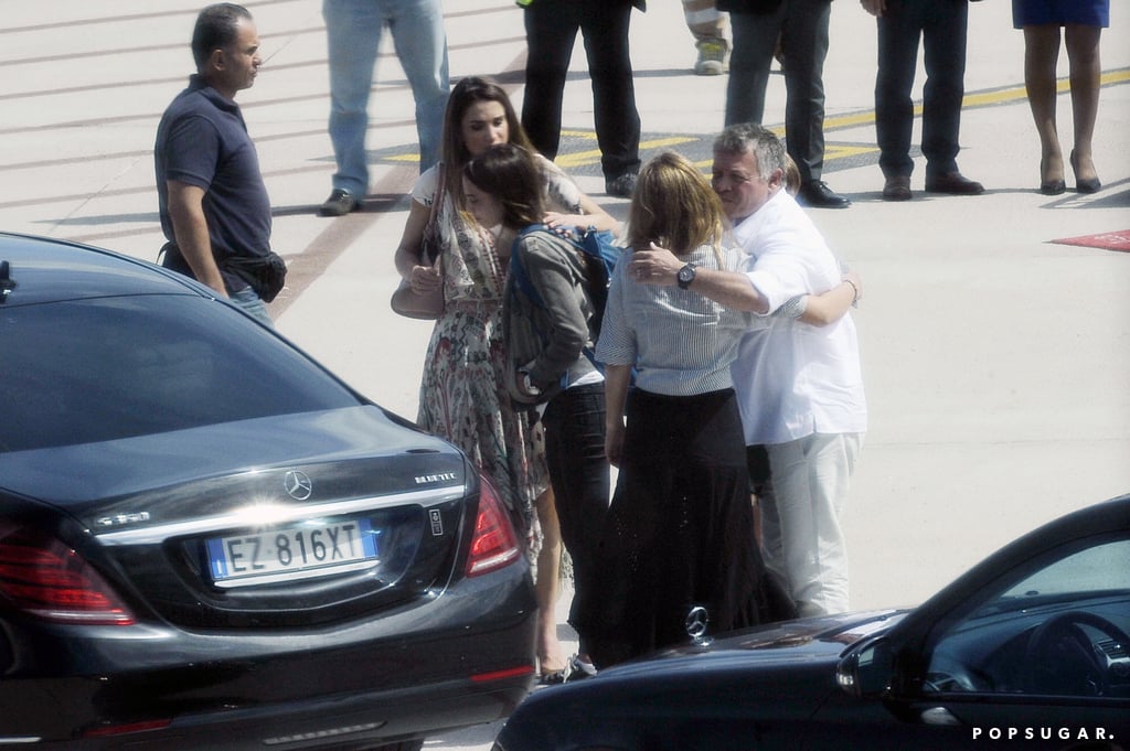 Queen Rania of Jordan Vacations in Italy