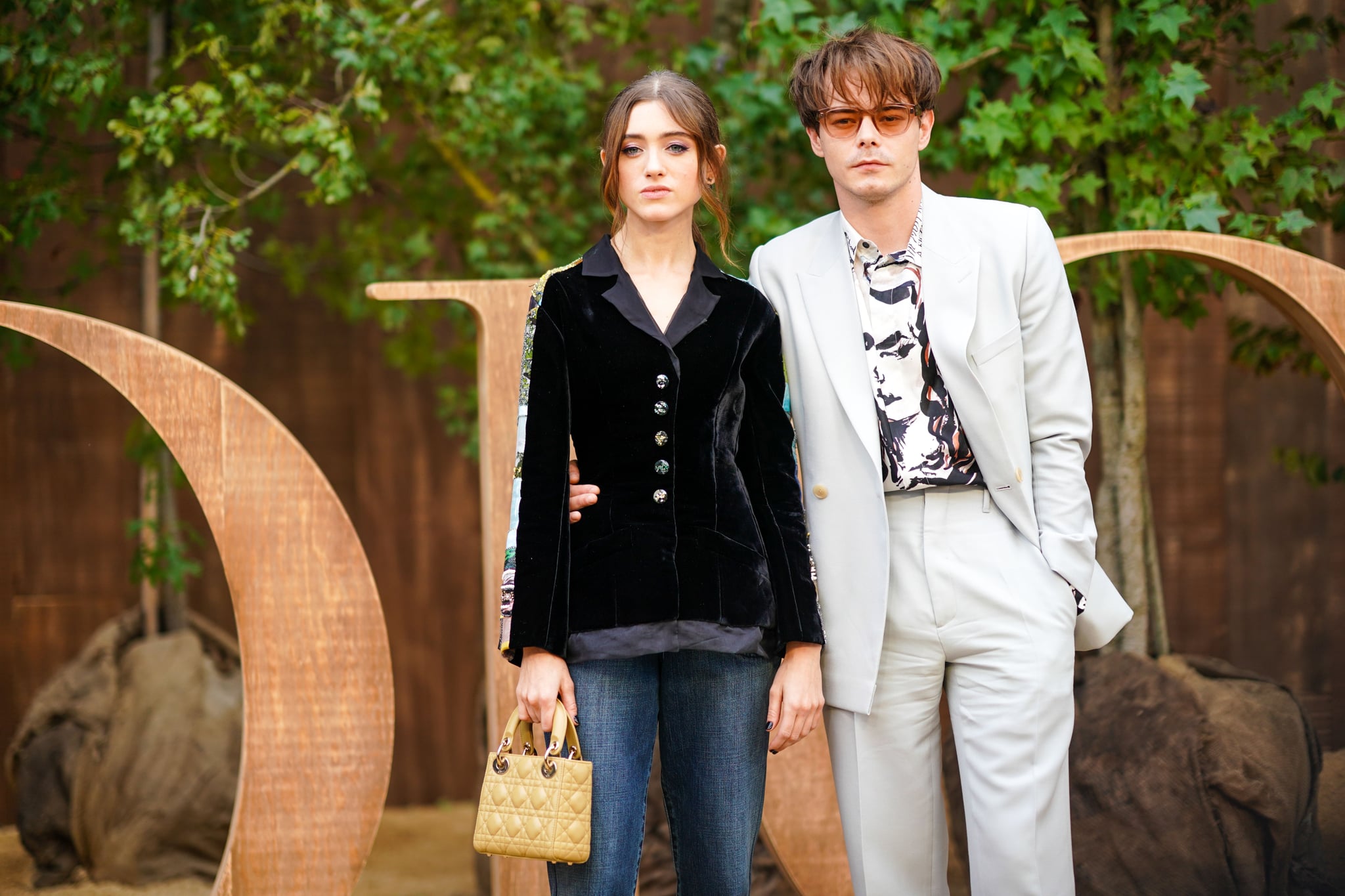Natalia Dyer and Charlie Heaton at the 