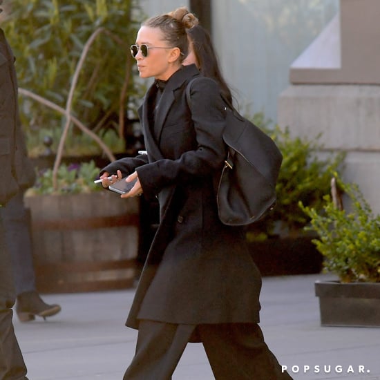 Mary-Kate Olsen Wearing Black Pants
