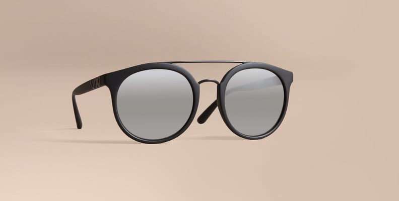 Burberry Top Bar Round Frame Sunglasses